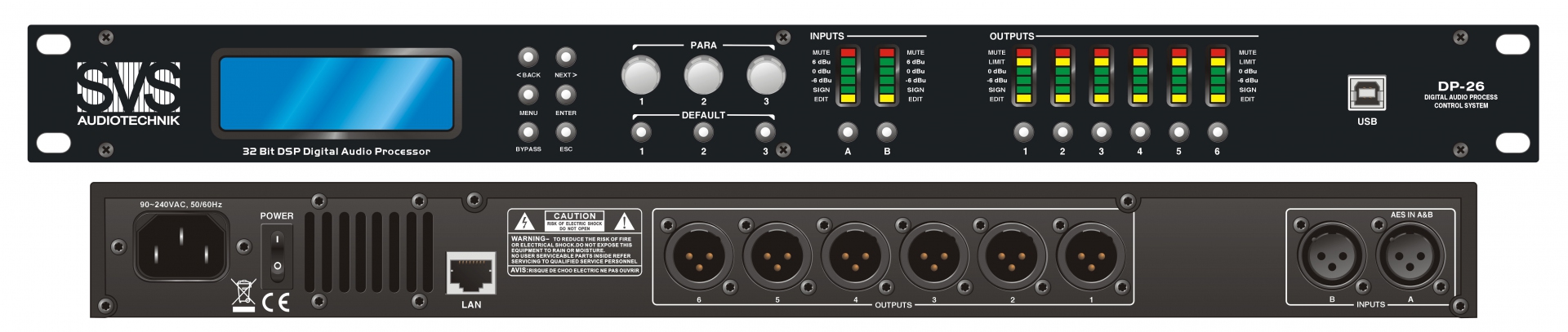 SVS Audiotechnik DP-26 Цифровой процессор: 2 входа 6 выходов в Бердске