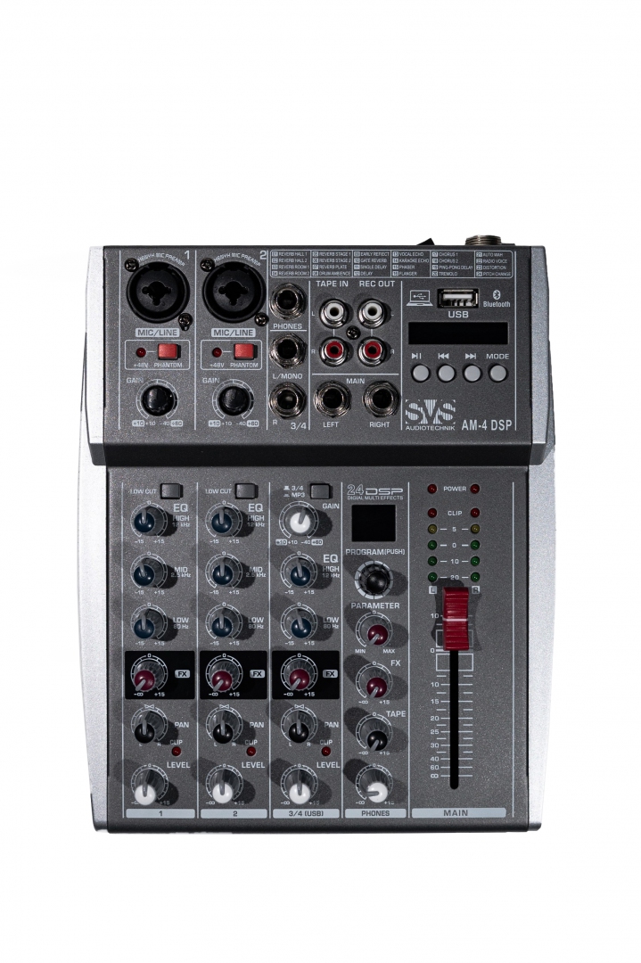 SVS Audiotechnik mixers AM-4 DSP Аналоговый микшерный пульт, 4-канала в Бердске