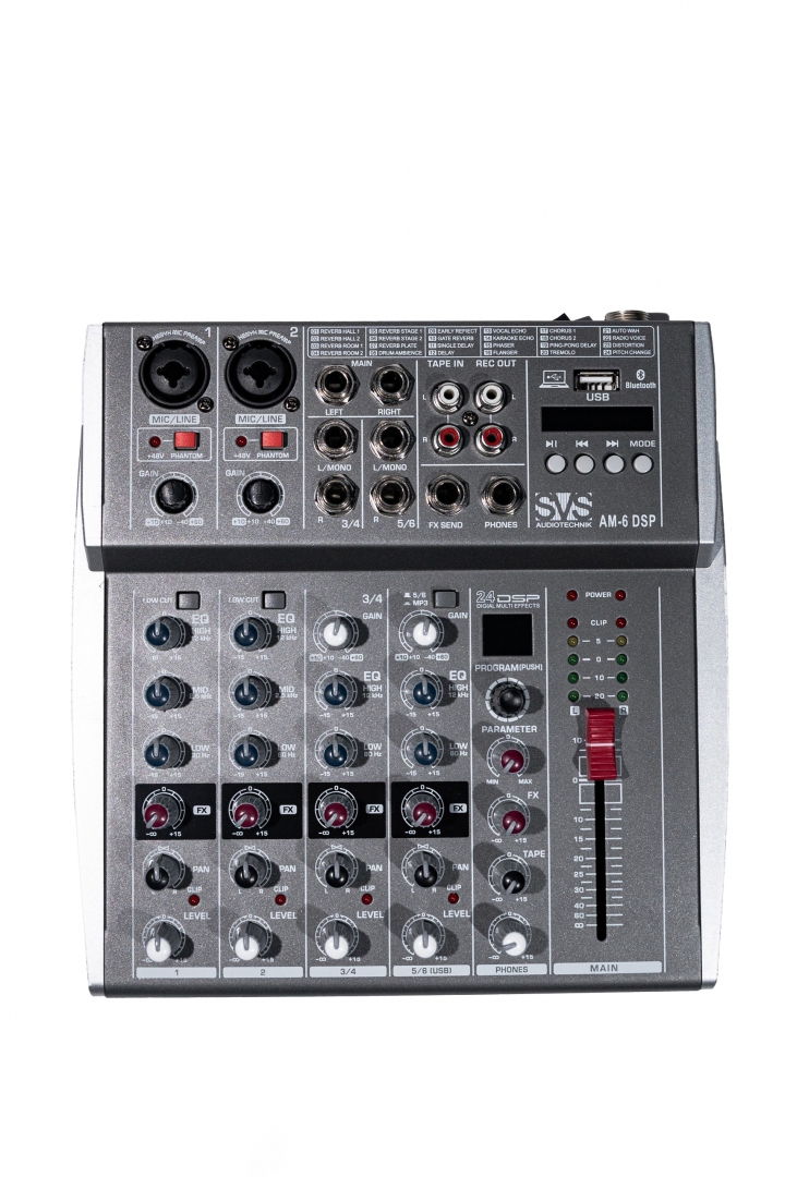 SVS Audiotechnik mixers AM-6 DSP Микшерный пульт аналоговый, 6-канальный SVS Audiotechnik mixers в Бердске