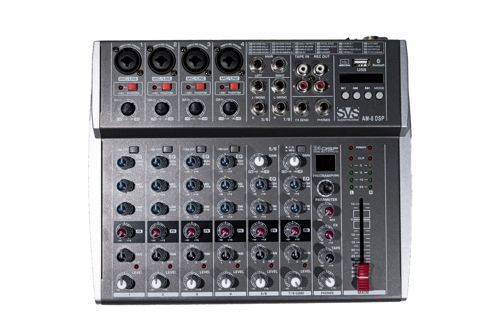 SVS Audiotechnik mixers AM-8 DSP Микшерный пульт аналоговый, 8-канальный в Бердске